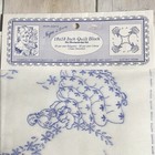 Vtg Fairway Needlecraft Co White Stamped Quilt Blocks Little Girls 18x18 6 pkg