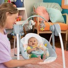 Bright Starts Whimsical Wild Compact Portable Automatic 6 Speed Baby Swing