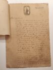 Antique 16 Page Spanish Colonial Document   Manati Puerto Rico 1875