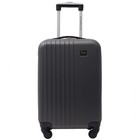 Travelers Club Cosmo Hardside Spinner Luggage  Charcoal Grey  Carry-on 20-inch