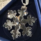 Nib Swarovski Crystal 2016 Annual Large Snowflake Christmas Ornament   5180210