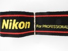 Nikon For Professional Black   Red   Yellow Camera Neck Strap