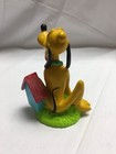 Walt Disney Productions Pluto With Dog House Resin Figurine Vintage