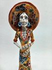 12  Talavera Catrina Colorful Mexican Ceramic Pottery Day Of The Dead Figurine