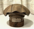 Antique Empire    Hat Block Co 5-piece Puzzle Wood Millinery Newsboy Form  Sz 22