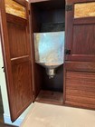 Sellers Antique 1920s Hoosier Cabinet Amber Oak  
