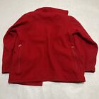 Vtg Johnson Woolen Mills Red Jacket Wool Button Multi-pockets