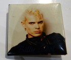 Billy Idol Vintage Square Button Pin Badge Made In Canada