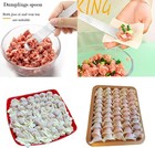 2 Pcs Wonton Maker Stainless Steel Wonton Wrappers Tool  Dumpling Maker Press