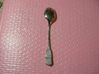 Vintage Ornate Silver Condiment Spoon From Ecuador  coin Silver  900  5 5 Inches