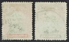 Rhodesia 1913 Kgv Admiral 4d And 6d Die Ii Perf 14 Used 