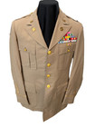 Rare Ww1 Wwii Korea Colonel Uniform Three War Veteran Bullion Patch Sewn Ribbons