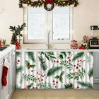 Hunnmingre Cabinet Curtain 28  W X 8 7 w X 11 l  pack Of 1   Green And Blue