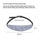 Baby Carseat Head Support Adjustable Infant Neck Pillow Strap Belt Sleep Toddle