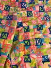 Vintage 90s Xl Mervyns Surf Cheetah Board Shorts Medium Retro Neon Geometric