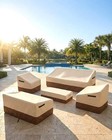 2 Pack Waterproof Patio Chair Covers 600d Heavy Duty Beige Brown Uv Resistant