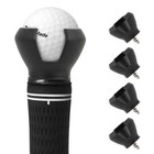 4pcs Golf Ball Pick Up Retriever 4 Prong Grabber Screw On Putter Sucker Tool Kit