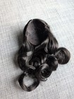 Truly Me 111 84 Wig B Black Wavy Hair American Girl Doll Ooak Custom Replacement
