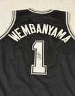 Victor Wembanyama Signed San Antonio Spurs Basketball Jersey With Coa