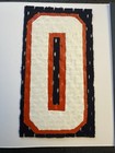 Walter Payton Game Used Worn Nfl Jersey Nameplate Letter O Patch Chicago Bears