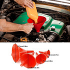 10 Pc Funnel Set With Wide Mouth Long Neck Hose Funnel Kit For Oil Change  Car