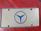 Vintage Mercedes-benz Booster License Plate Benz Plus A Chrome Lexus  Plate