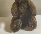 Vintage Miniature Steiff Jointed 3    Sitting Dark Brown Bear No Tag Or Button