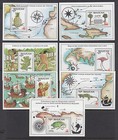 Bhutan Sc 584-596 Mnh  1987 Columbus  Cplt Set Incl Stamps   Souv Sheets  Vf 