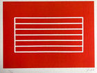 Donald Judd Lithograph Coa Original Signed Op Numbered Stamped 180 Exe