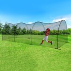 Portable Outdoor Softball Training Net  Baseball Batting Cage Net For Backyard