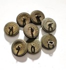 Lot 8 Los Angeles Fire Department Vintage Buttons New York Superior Quality