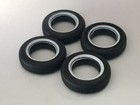 4 Pad Printed Firestone Supreme Tires Whitewall   Gold Letter 1 25 Amt Model Kit