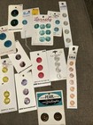 Lot Of Vintage Miscellaneous Cards Of Buttons Not All Are Full Cards  Mixed Lot