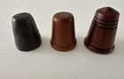 Lot Of 20 Vintage Souvenir   Decorative Thimbles Porcelain Pewter Wood