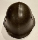 Vintage Ww2 Bulgarian Combat Helment W  Stamp