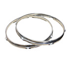 2 Yamaha 12  6 Lug Tom Drum Hoops Rims Steel