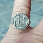 Ancient Roman Silver Ring Circa 3rd   Ad