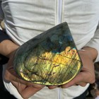 2lb Natural Gorgeous Labradorite Quartz Crystal Stone Specimen Healing