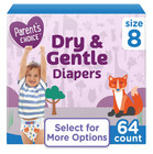 2 Box Parent s Choice Dry   Gentle Diapers Size 8  64 Count Box