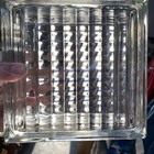 Vtg Reclaimed Glass Blocks 7 75 X 7 75 Salvage Light Tint Green Edge Block Brick