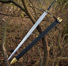 Game Of Thrones Dark Sister Sword In Gold Finish     Handmade Carbon Steel Replica