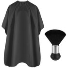 Barber Cape Professional Hair Cutting Cape With Neck Duster Brush