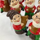 Vintage Hobby Pottery Gnome Musician Figurines Set 7 Gnome Band Ceramic Alberta