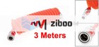 3 M Long 8mm X 5mm Polyurethane Coiled Air Hose Tube Orange  