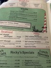 Vintage Italian Stallion Restaurant Menu Duncanville Tx Rocky Boxing 1980s