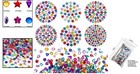 Versatile 600 Pcs Gemstone Set  6 Shapes Acrylic Rhinestones For Diy Crafts