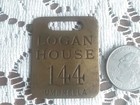 Vtg Prr Logan House Hotel Brass Umbrella Baggage Check Altoona Pa Pre Civil War