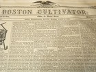 1862 Boston Cultivator Newspaper Lot Of 38 Issues - Civil War Coverage - Np 9020