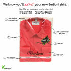 Berlioni Italy Men s Premium Classic French Convertible Cuff Solid Dress Shirt