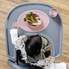 Ezpz Tiny Dining Bowl Blush Suction Feature Decreases Tipped Bowls And Plates